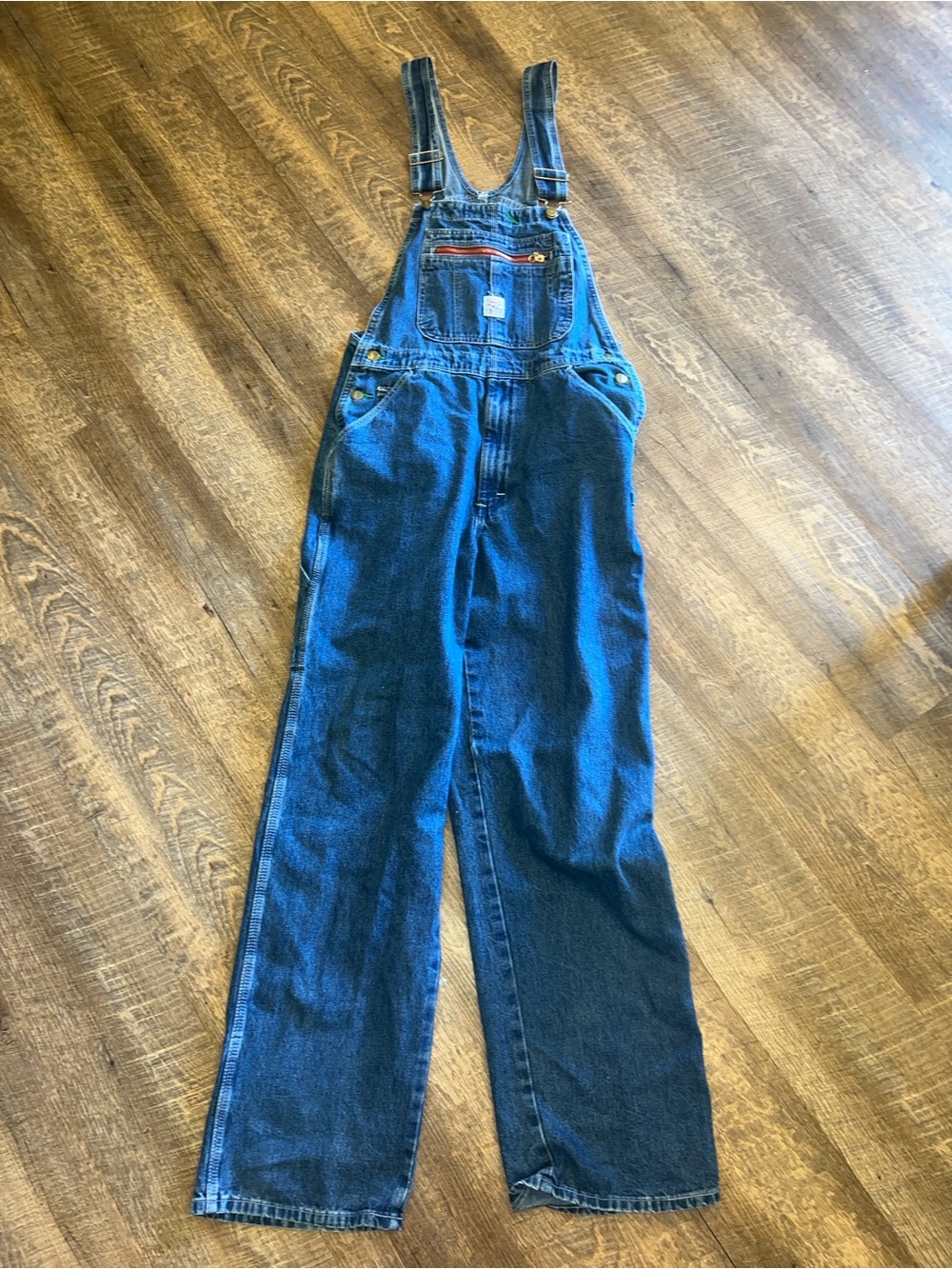 Pointer Brand Denim Blue Bib Overalls 32x32 Made in US - Gem
